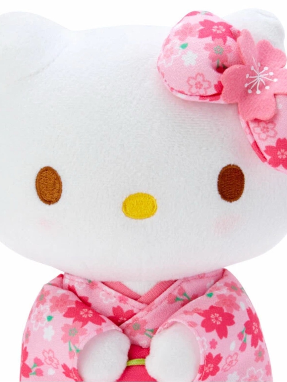 Sanrio Hello Kitty Hello Kitty Plush Toy (Sakura Kimono) From Japan NWT - Picture 2 of 13